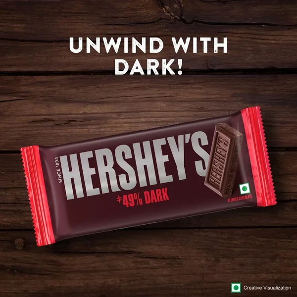 Hersheys 49% Dark Chocolate Bar, 38 gm