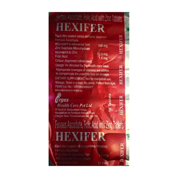 Hexifer Capsule 10's, Pack of 10