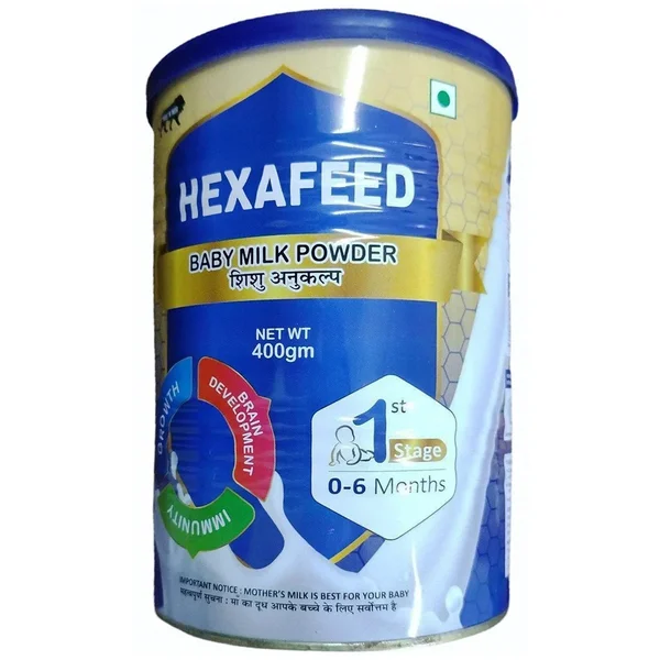 Hexafeed Stage 1 Baby Milk Powder 400 gm
