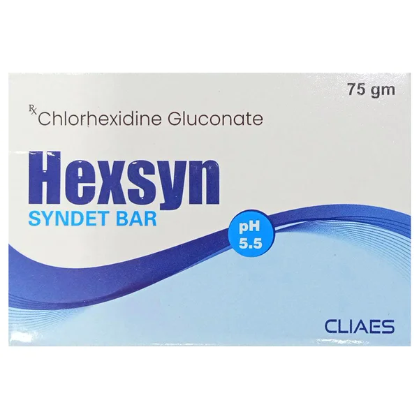 Hexsyn Ph5.5 Syndent Bar, 75 gm
