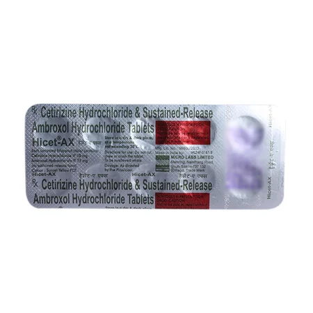 Hicet AX Tablet 10's