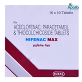 Hifenac Max Tablet 10's, Pack of 10 TABLETS