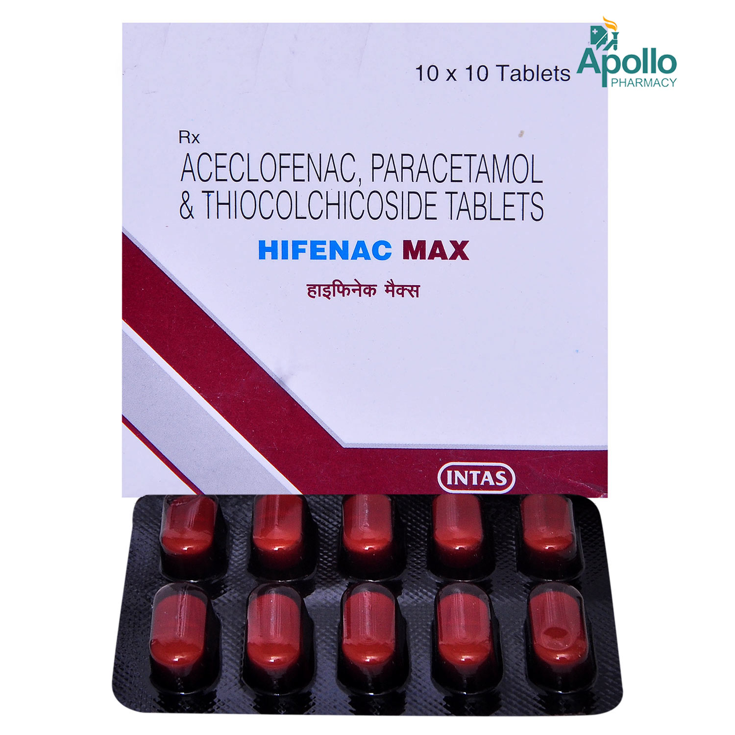 Hifenac Max Tablet 10's, Pack of 10 Hifenac Max Tablet 10's, Pack of 10