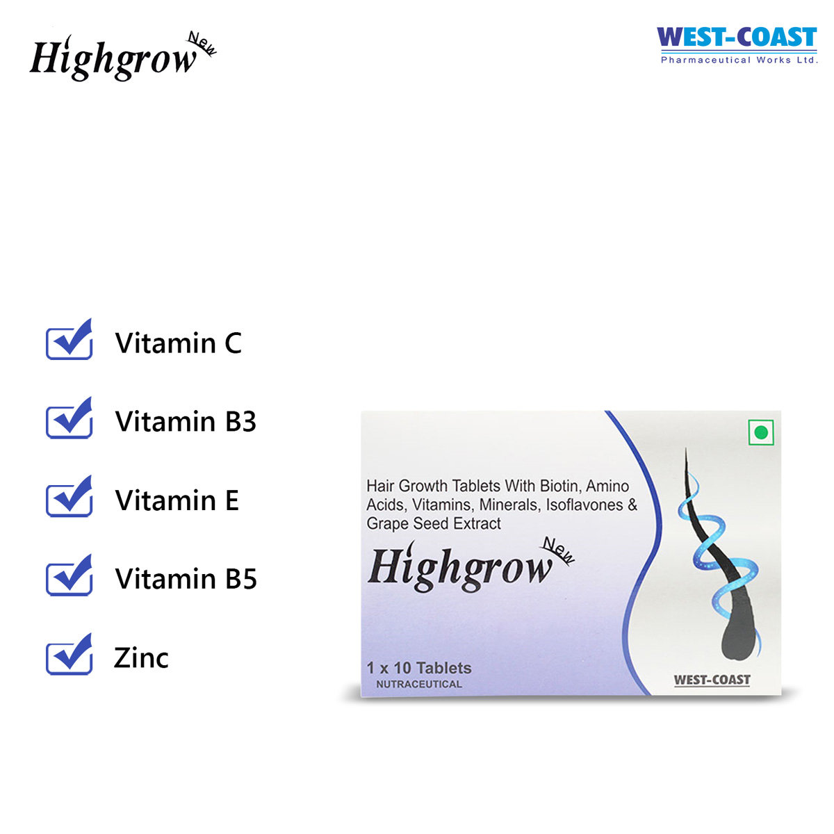 Highgrow, 10 Tablets, Pack of 10 Highgrow, 10 Tablets, Pack of 10