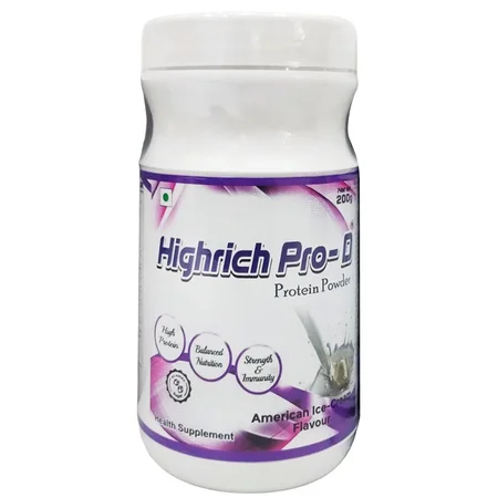 Highrich Pro-D American Ice Cream Flavour Powder, 200 gm