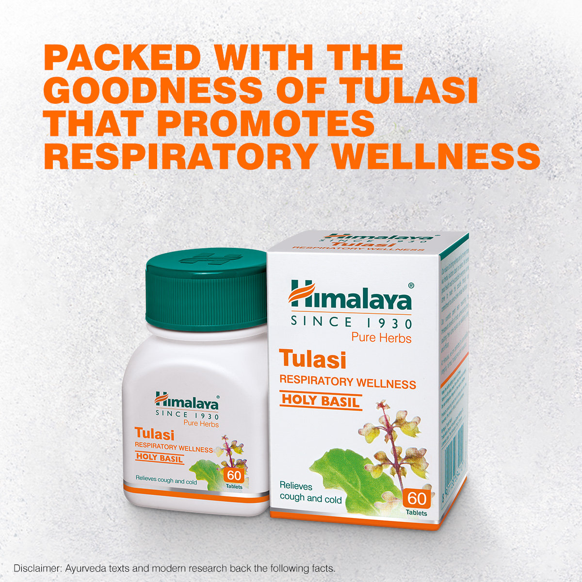 Himalaya Wellness Pure Herbs Tulasi Respiratory Wellness, 60 Tablets, Pack of 1 Himalaya Wellness Pure Herbs Tulasi Respiratory Wellness, 60 Tablets, Pack of 1