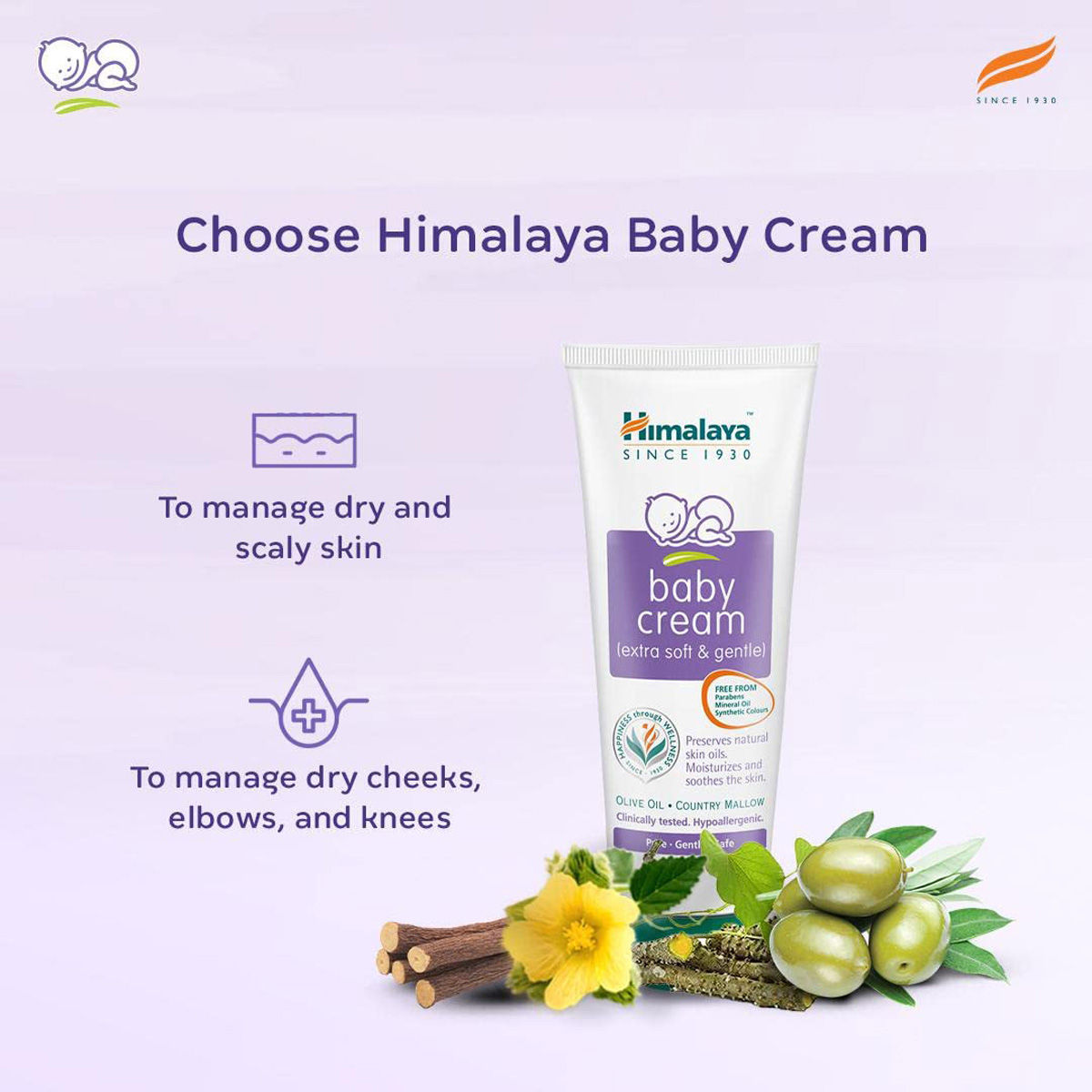 Himalaya Baby Cream, 50 ml, Pack of 1 