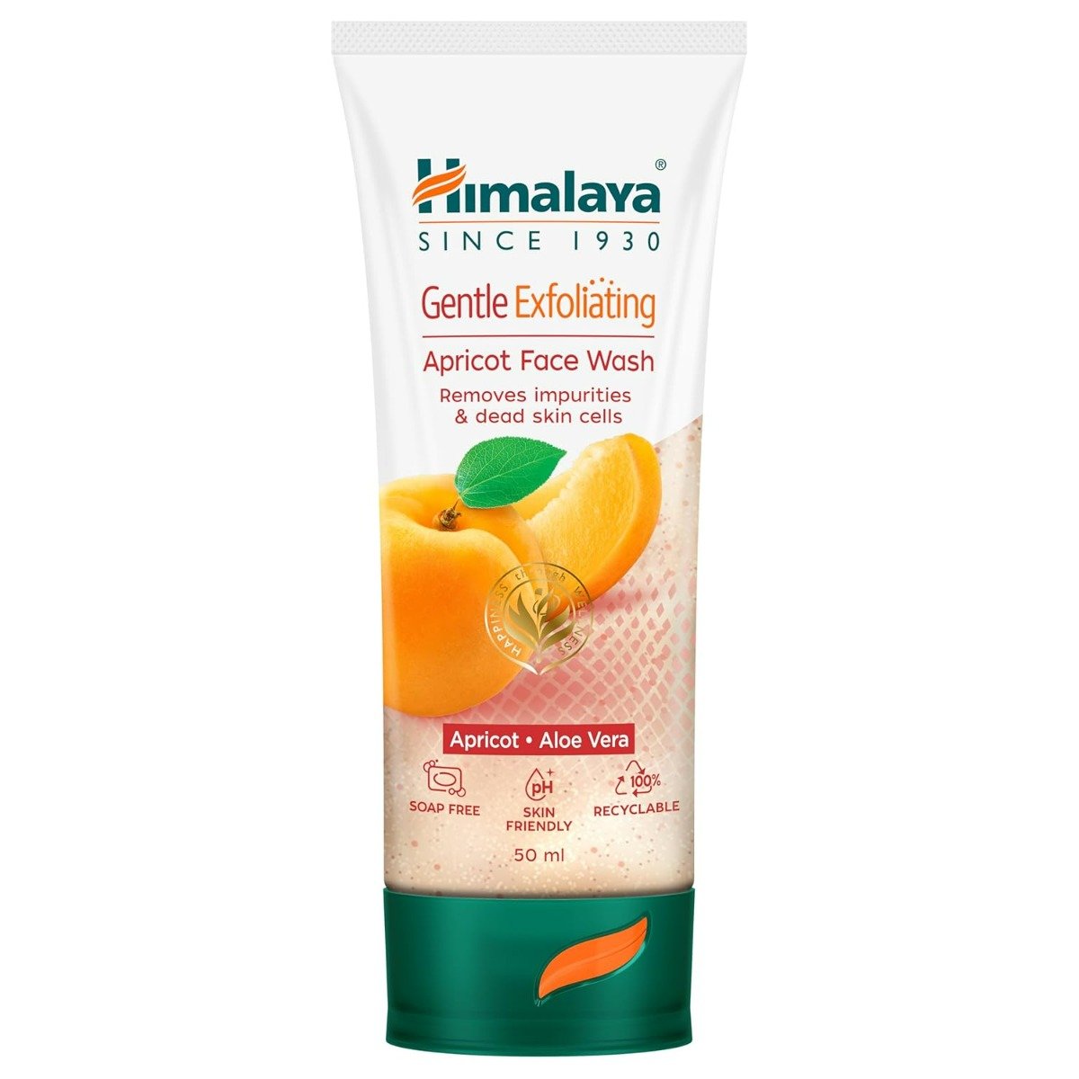 Himalaya Gentle Exfoliating Apricot Face Wash 50 ml | Apricot & Aloe Vera | Deep Cleansing | For Blackhead Removal, Pack of 1 Himalaya Gentle Exfoliating Apricot Face Wash 50 ml | Apricot & Aloe Vera | Deep Cleansing | For Blackhead Removal, Pack of 1