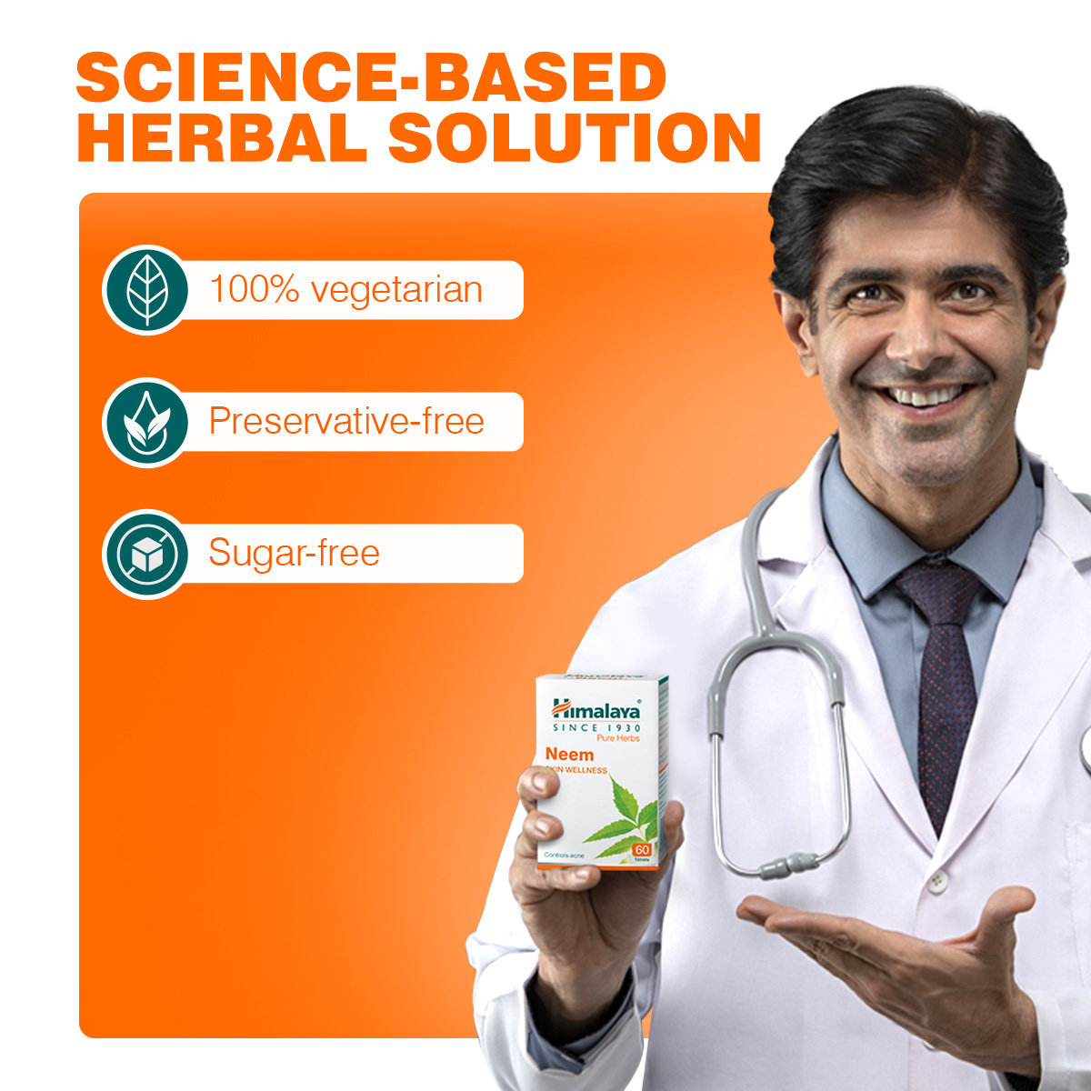 Himalaya Neem Skin Wellness, 60 Tablets, Pack of 1 Himalaya Neem Skin Wellness, 60 Tablets, Pack of 1