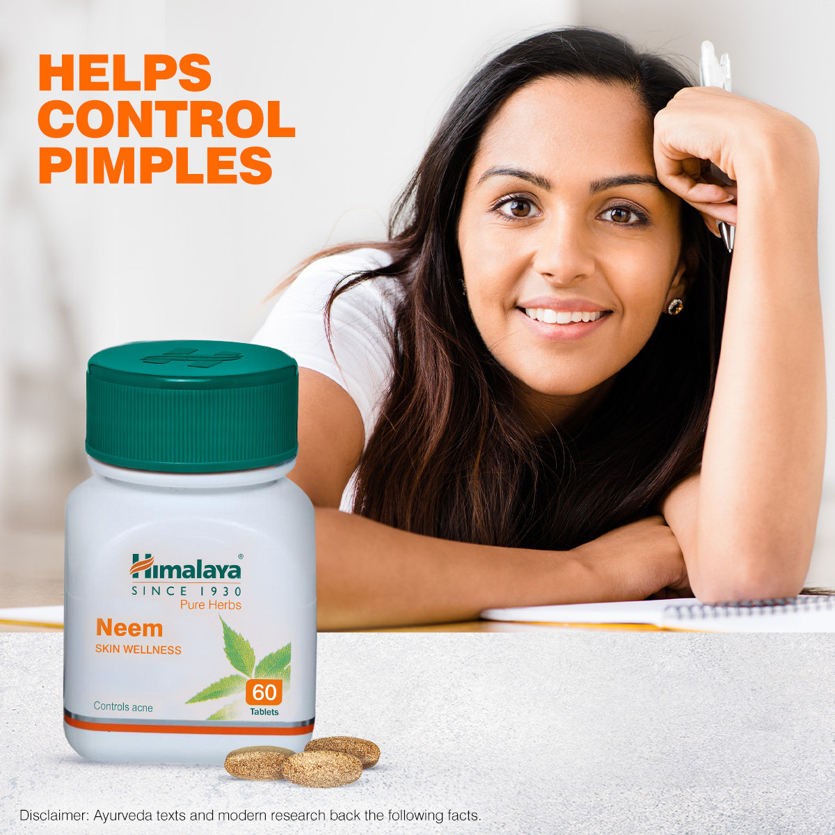 Himalaya Neem Skin Wellness, 60 Tablets, Pack of 1 Himalaya Neem Skin Wellness, 60 Tablets, Pack of 1