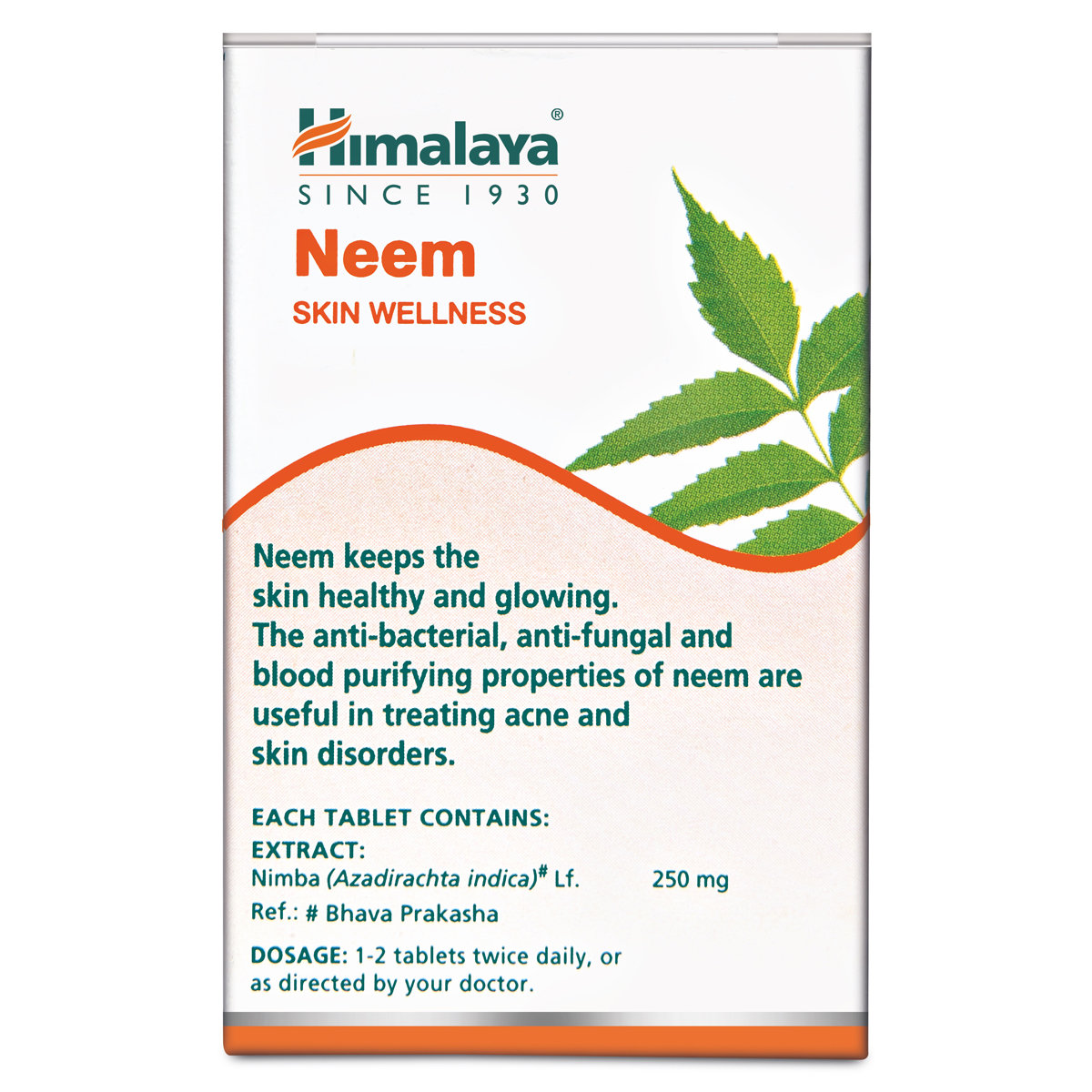 Himalaya Neem Skin Wellness, 60 Tablets, Pack of 1 Himalaya Neem Skin Wellness, 60 Tablets, Pack of 1