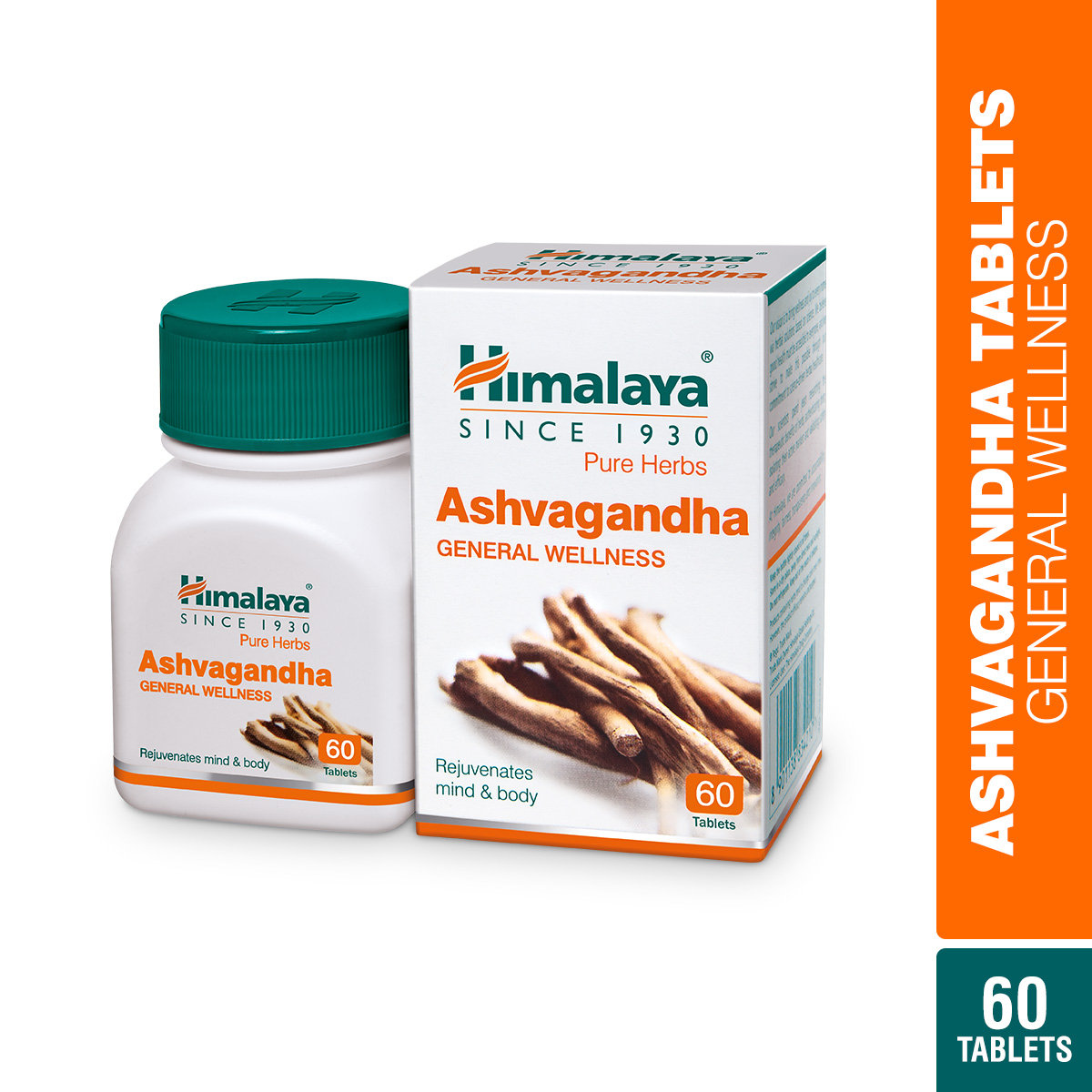 Himalaya Ashvagandha General Wellness, 60 Tablets, Pack of 1 Himalaya Ashvagandha General Wellness, 60 Tablets, Pack of 1