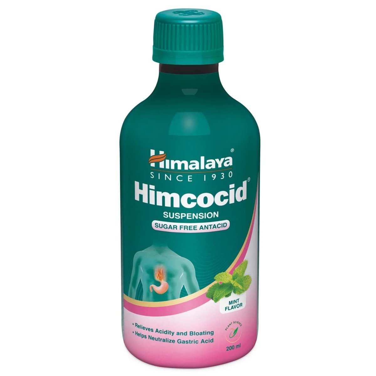 Himalaya Himcocid Sugar Free Antacid Mint Flavour Suspension, 200 ml, Pack of 1 Himalaya Himcocid Sugar Free Antacid Mint Flavour Suspension, 200 ml, Pack of 1