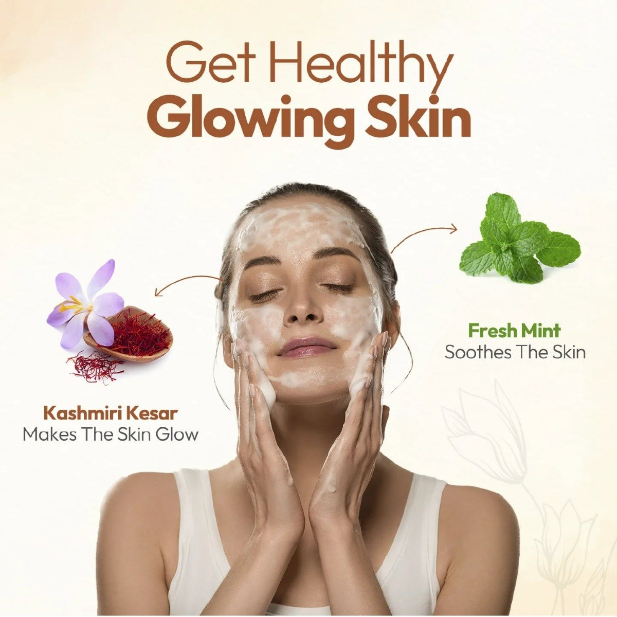 Himalaya Instant Glow Fairness Kesar Face Wash 50 ml | Kesar & Mint | Removes Skin Dullness | For Instant Glowing Skin, Pack of 1 Himalaya Instant Glow Fairness Kesar Face Wash 50 ml | Kesar & Mint | Removes Skin Dullness | For Instant Glowing Skin, Pack of 1