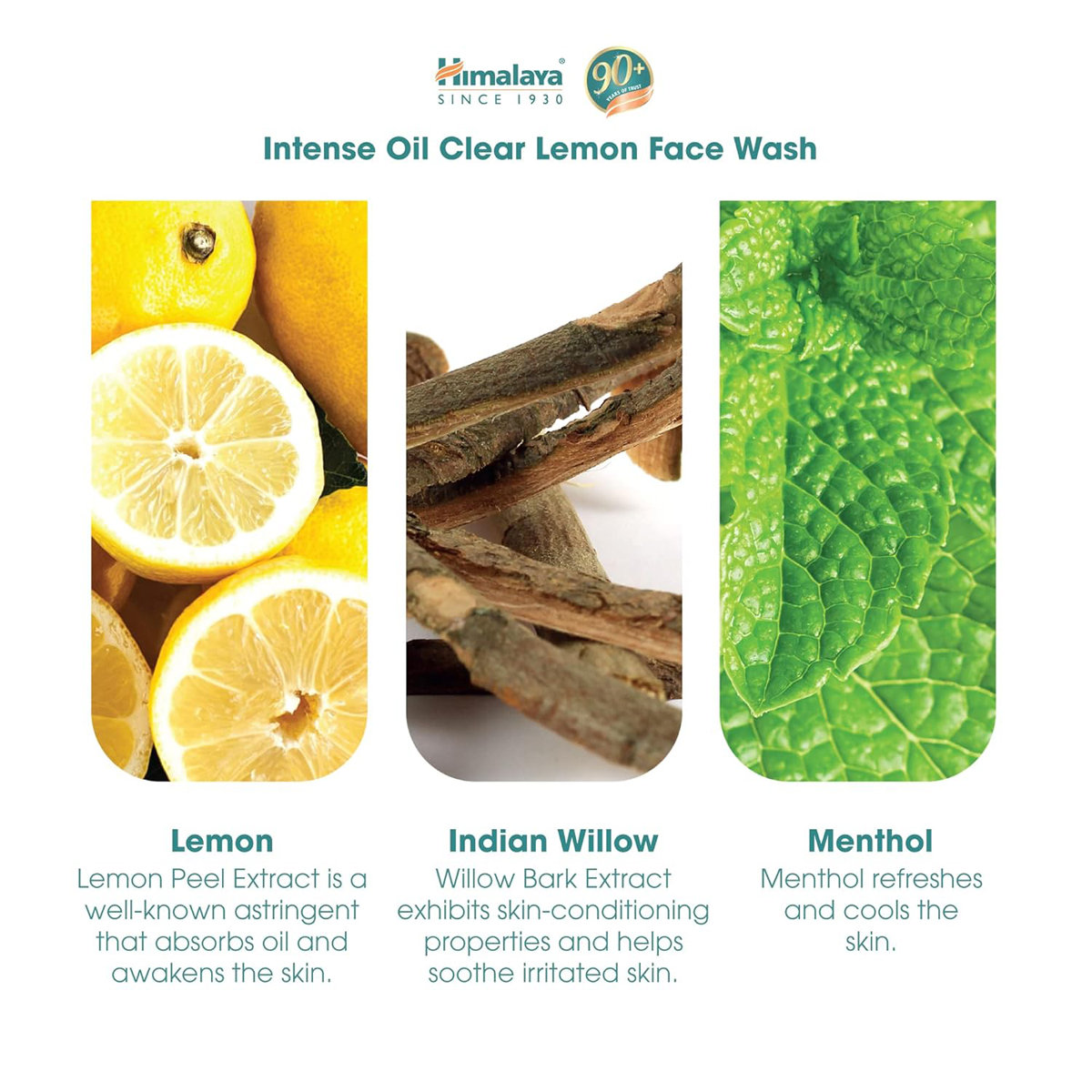 Himalaya Men Intense Oil Clear Lemon Face Wash 100 ml | Lemon & Indian Willow | Removes Excess Oil | Refreshes Skin | Active Boost Technology | For Men | For Oily Skin Himalaya Men Intense Oil Clear Lemon Face Wash 100 ml | Lemon & Indian Willow | Removes Excess Oil | Refreshes Skin | Active Boost Technology | For Men | For Oily Skin