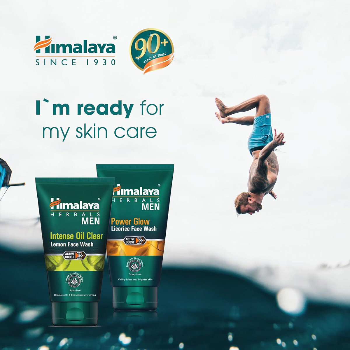 Himalaya Men Intense Oil Clear Lemon Face Wash 100 ml | Lemon & Indian Willow | Removes Excess Oil | Refreshes Skin | Active Boost Technology | For Men | For Oily Skin Himalaya Men Intense Oil Clear Lemon Face Wash 100 ml | Lemon & Indian Willow | Removes Excess Oil | Refreshes Skin | Active Boost Technology | For Men | For Oily Skin