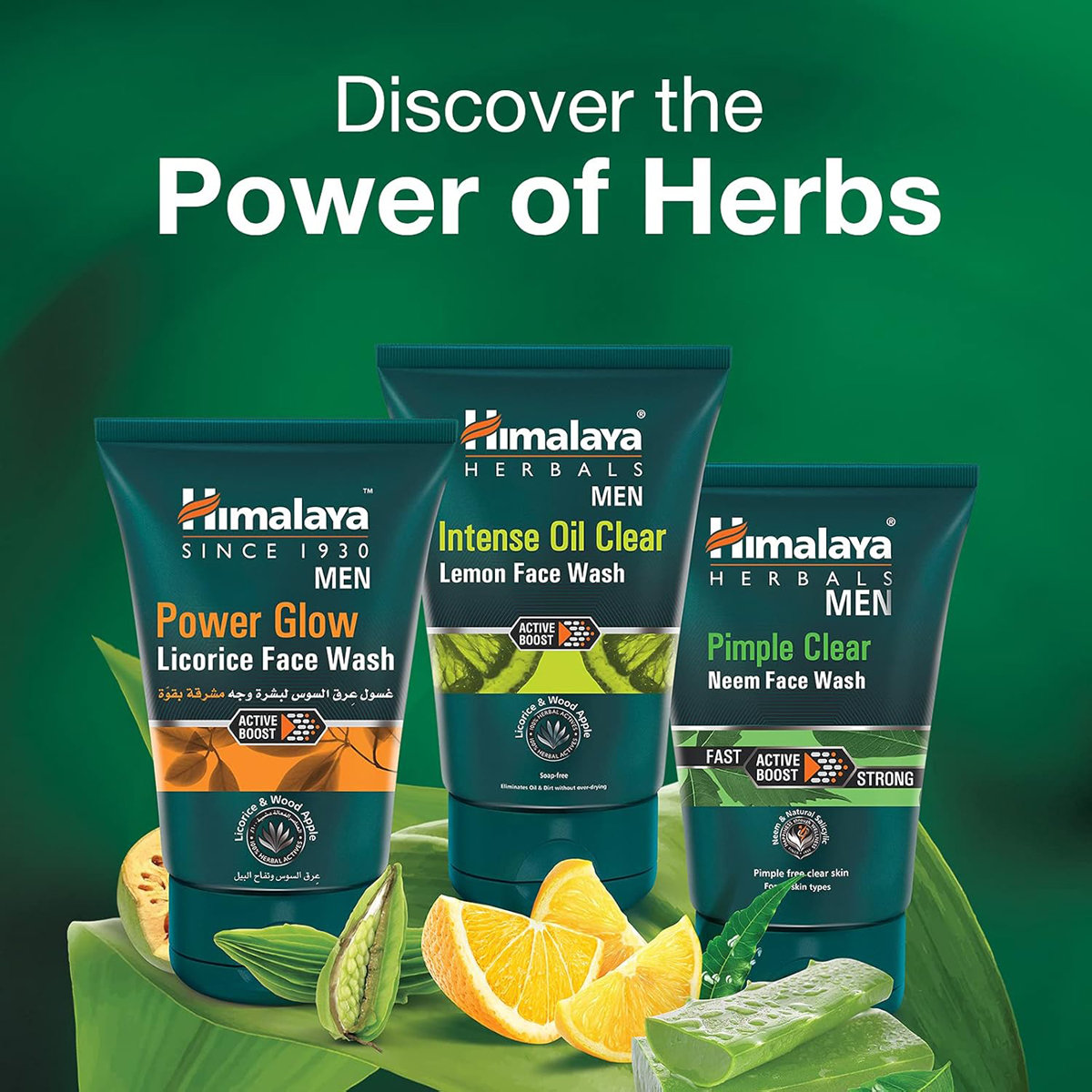 Himalaya Men Intense Oil Clear Lemon Face Wash 100 ml | Lemon & Indian Willow | Removes Excess Oil | Refreshes Skin | Active Boost Technology | For Men | For Oily Skin Himalaya Men Intense Oil Clear Lemon Face Wash 100 ml | Lemon & Indian Willow | Removes Excess Oil | Refreshes Skin | Active Boost Technology | For Men | For Oily Skin