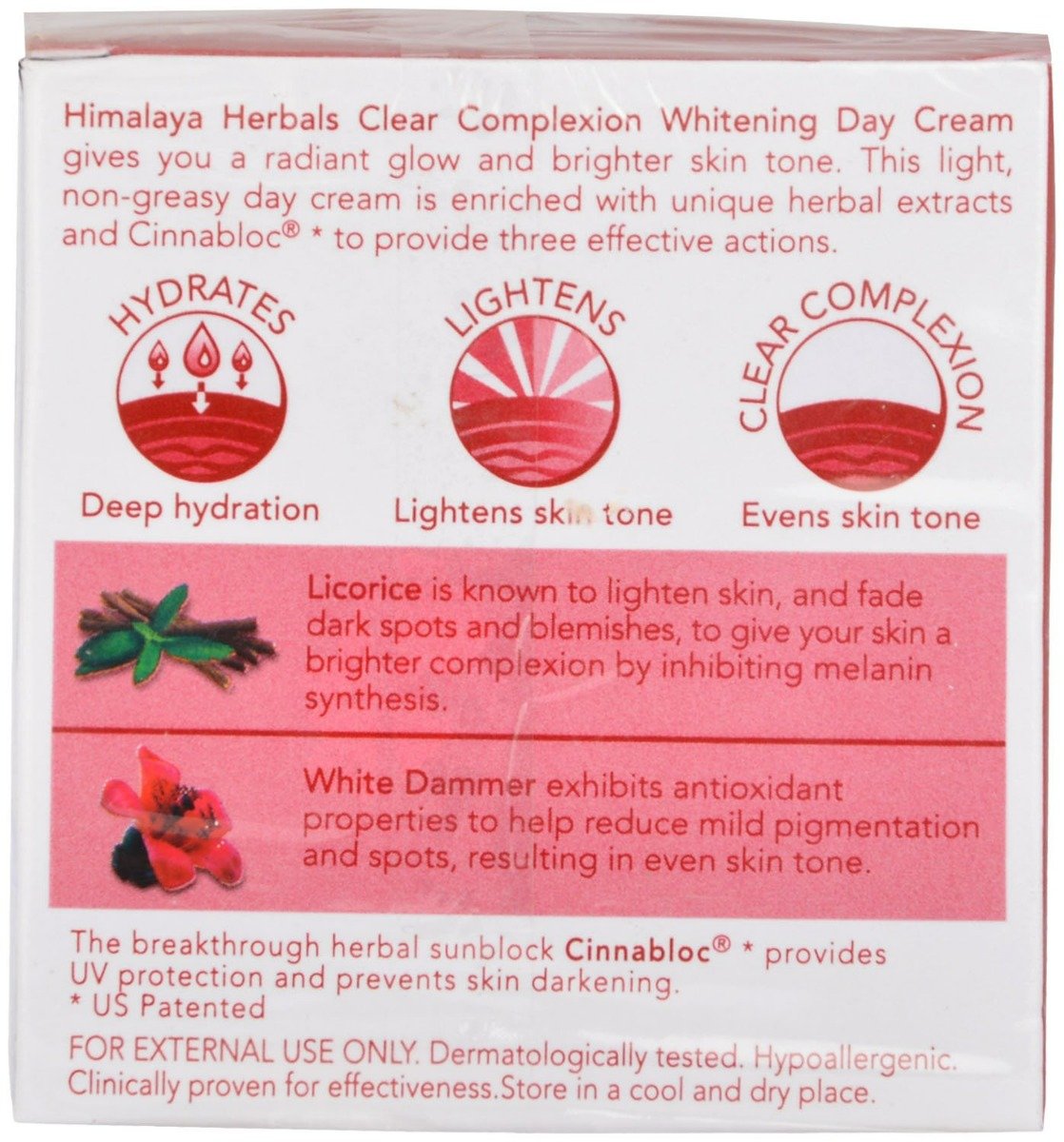 Himalaya Clear Complexion Whitening Day Cream 50 gm | Licorice, White Dammer | Provides Deep Hydration | Lightens & Evens Skin Tone With Uv Protection |For Radiant Glowing Skin | Light & Non Greasy, Pack of 1 Himalaya Clear Complexion Whitening Day Cream 50 gm | Licorice, White Dammer | Provides Deep Hydration | Lightens & Evens Skin Tone With Uv Protection |For Radiant Glowing Skin | Light & Non Greasy, Pack of 1