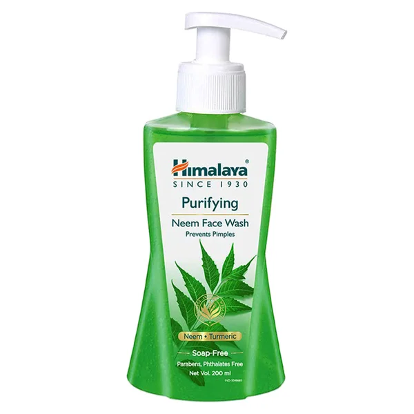 Himalaya Purifying Neem Face Wash 200 ml | With Neem & Turmeric | Prevents & Clear Pimple | For All Skin Type