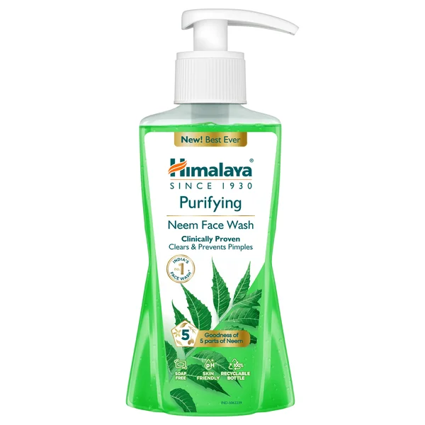 Himalaya Purifying Neem Face Wash 200 ml | With Neem & Turmeric | Prevents & Clear Pimple | For All Skin Type