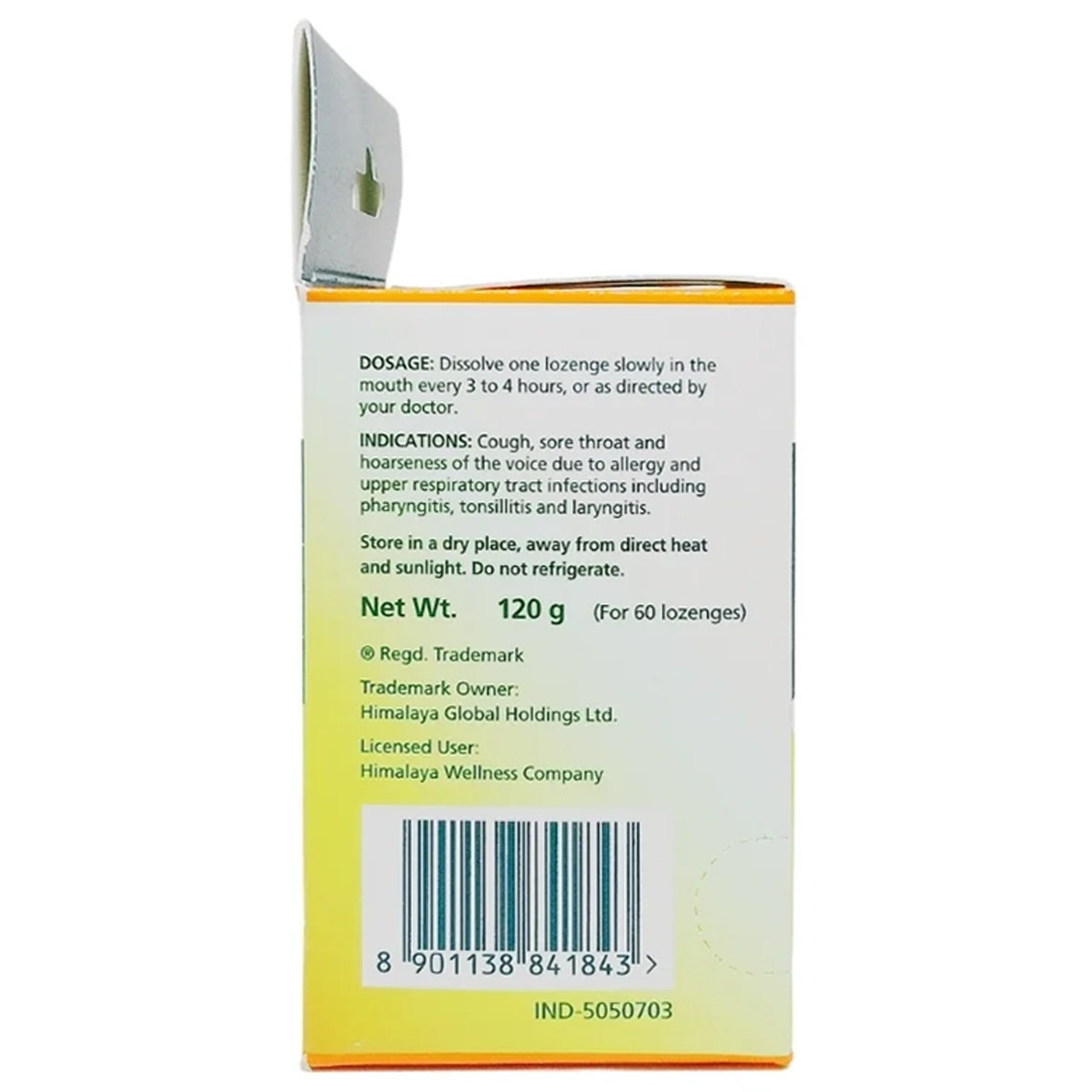 Himalaya Koflet-SF Orange Flavour Lozenges, 6 Count, Pack of 6 Himalaya Koflet-SF Orange Flavour Lozenges, 6 Count, Pack of 6