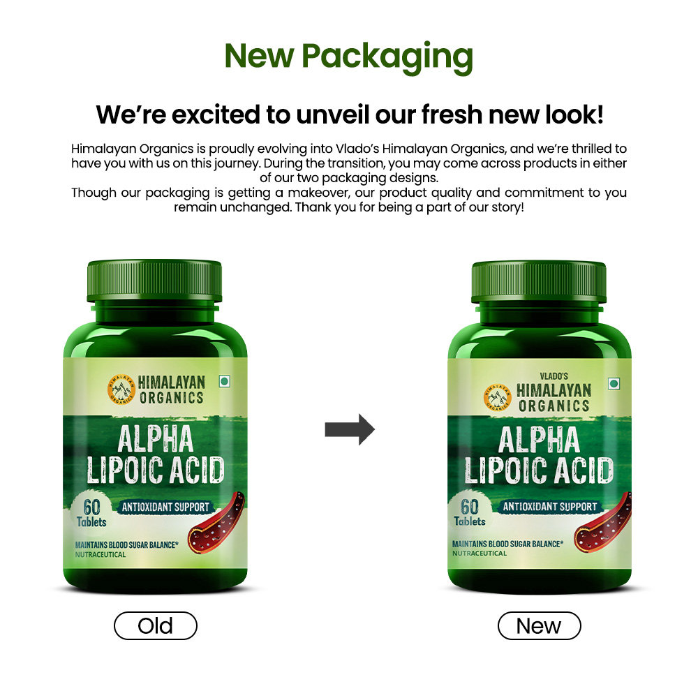 Vlado's Himalayan Organics Alpha Lipoic Acid, 60 Tablets, Pack of 1 Vlado's Himalayan Organics Alpha Lipoic Acid, 60 Tablets, Pack of 1