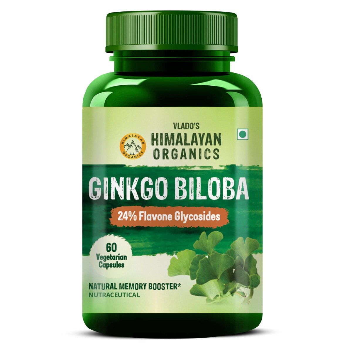 Vlado's Himalayan Organics Ginkgo Biloba, 60 Capsules, Pack of 1 Vlado's Himalayan Organics Ginkgo Biloba, 60 Capsules, Pack of 1
