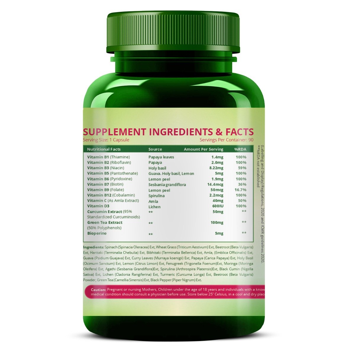 Vlado's Himalayan Organics Plant Based Collagen Builder, 90 Capsules, Pack of 1 Vlado's Himalayan Organics Plant Based Collagen Builder, 90 Capsules, Pack of 1