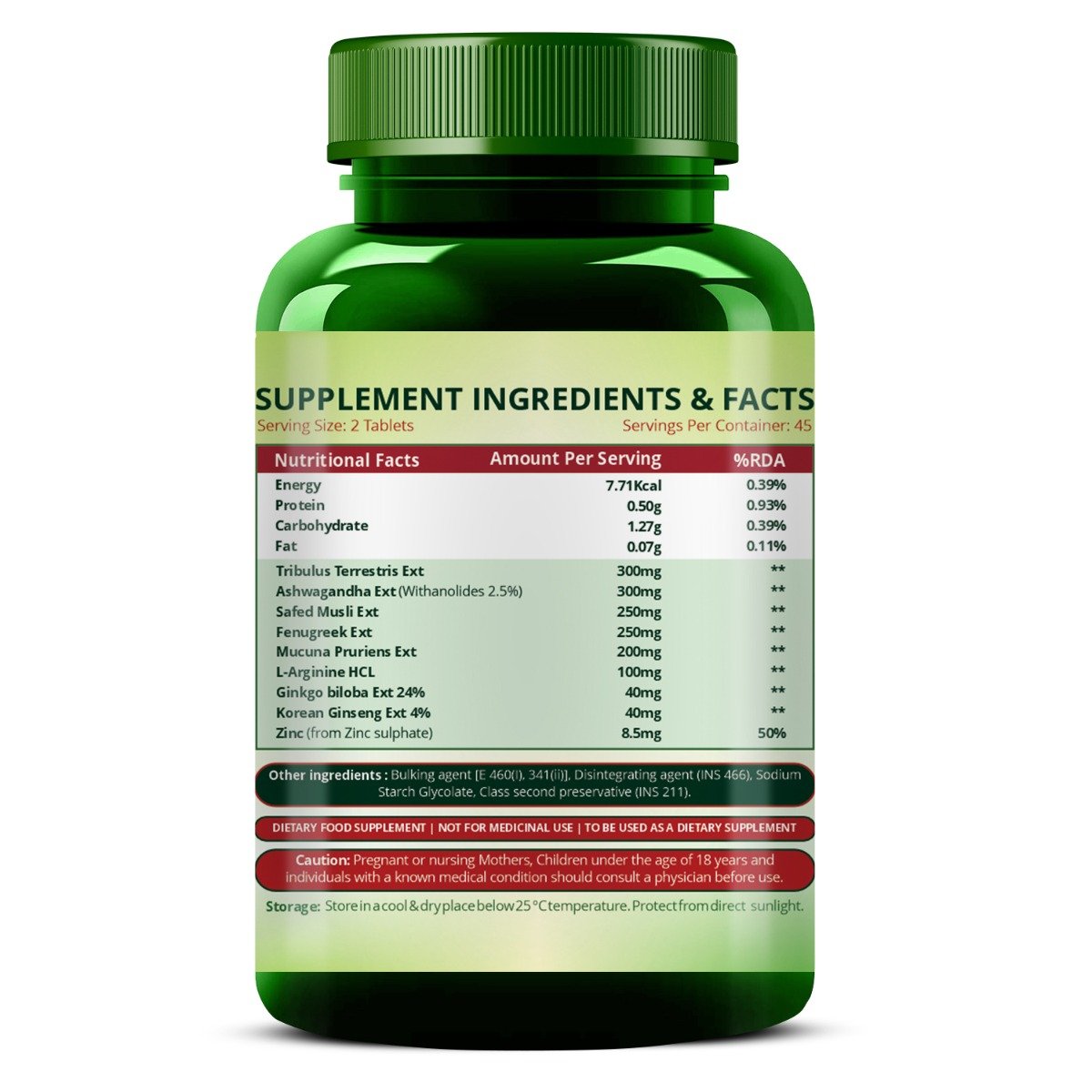 Vlado's Himalayan Organics Testosterone Booster, 90 Tablets, Pack of 1 Vlado's Himalayan Organics Testosterone Booster, 90 Tablets, Pack of 1