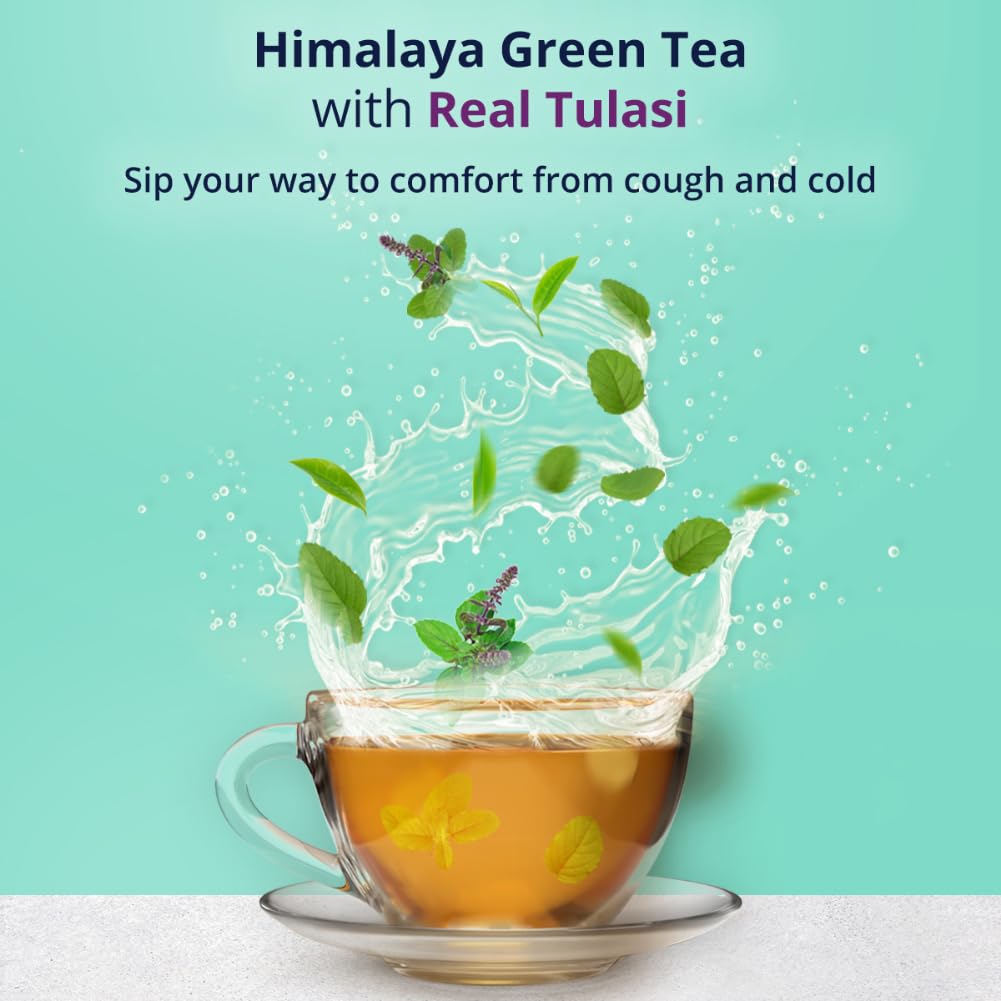 Himalaya Green Tea Tulasi, 20 Tea Bags, Pack of 1 Himalaya Green Tea Tulasi, 20 Tea Bags, Pack of 1