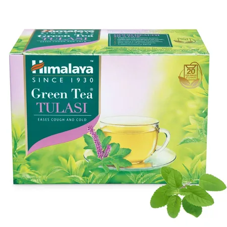 Himalaya Green Tea Tulasi, 20 Tea Bags