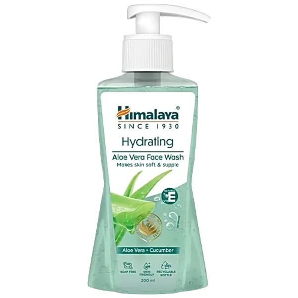 Himalaya Hydrating Aloe Vera Face Wash, 200 ml, Pack of 1
