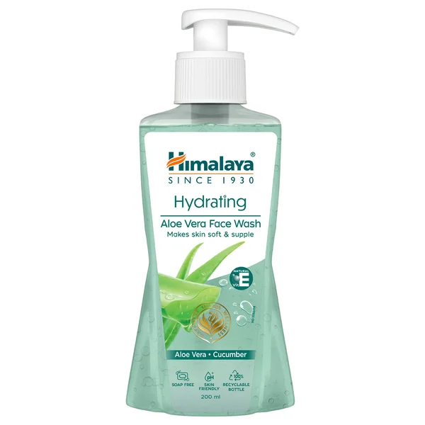 Himalaya Hydrating Aloe Vera Face Wash, 200 ml
