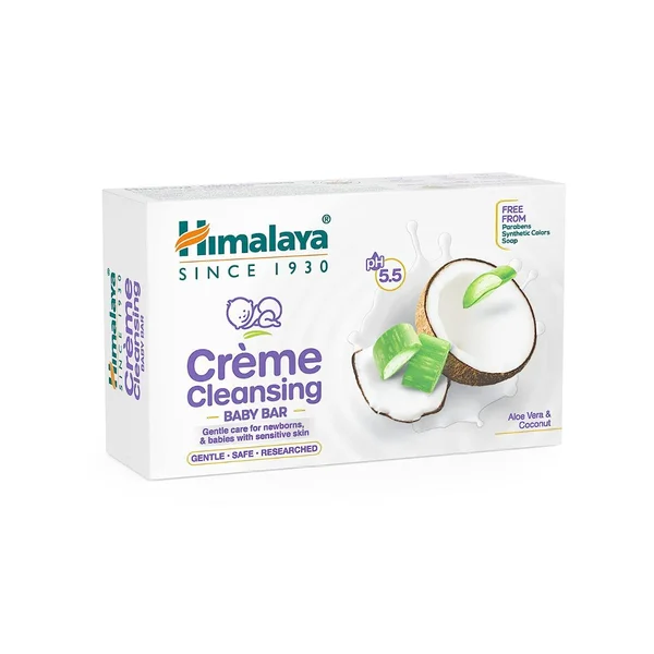 Himalaya pH 5.5 Creme Cleansing Baby Bar, 75 gm, Pack of 1