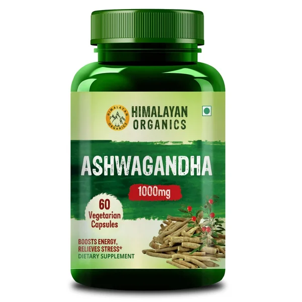 Vlado's Himalayan Organics Ashwagandha 1000mg, 60 Capsules