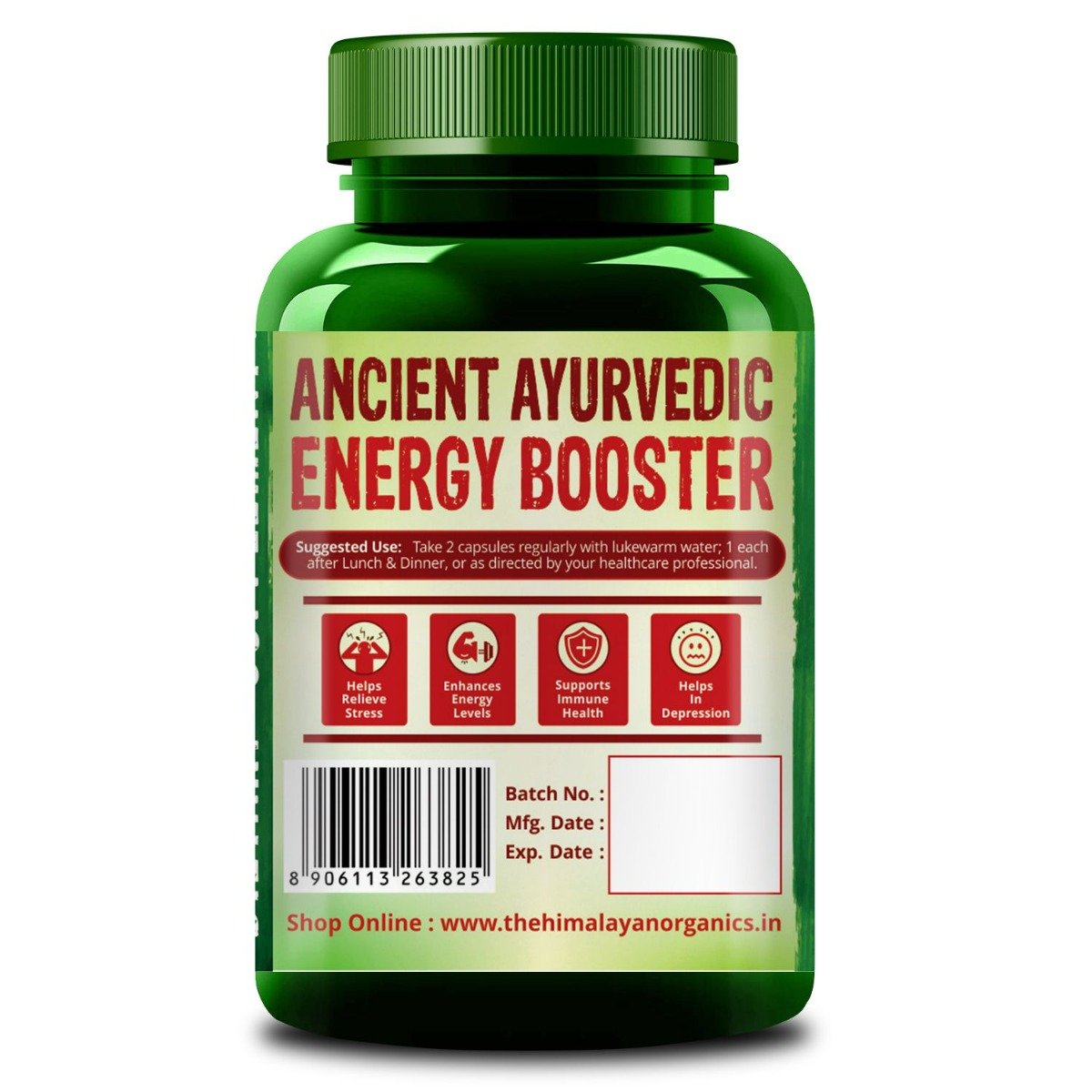 Vlado's Himalayan Organics Ashwagandha 1000mg, 60 Capsules, Pack of 1 Vlado's Himalayan Organics Ashwagandha 1000mg, 60 Capsules, Pack of 1