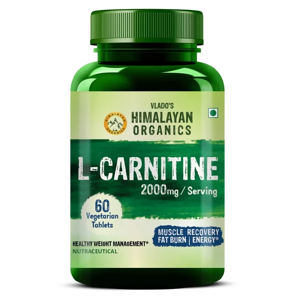 Vlado's Himalayan Organics L-Carnitine 2000mg, 60 Tablets