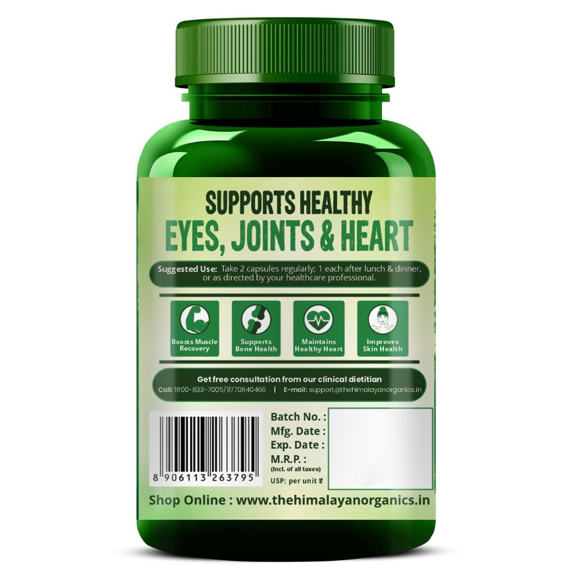 Vlado's Himalayan Organics Vegan Omega 3, 60 Capsules, Pack of 1 Vlado's Himalayan Organics Vegan Omega 3, 60 Capsules, Pack of 1