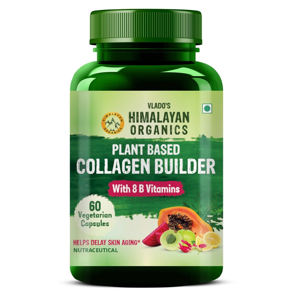 Vlado's Himalayan Organics Plant Based Collagen Builder, 60 Capsules, Pack of 1 Vlado's Himalayan Organics Plant Based Collagen Builder, 60 Capsules, Pack of 1