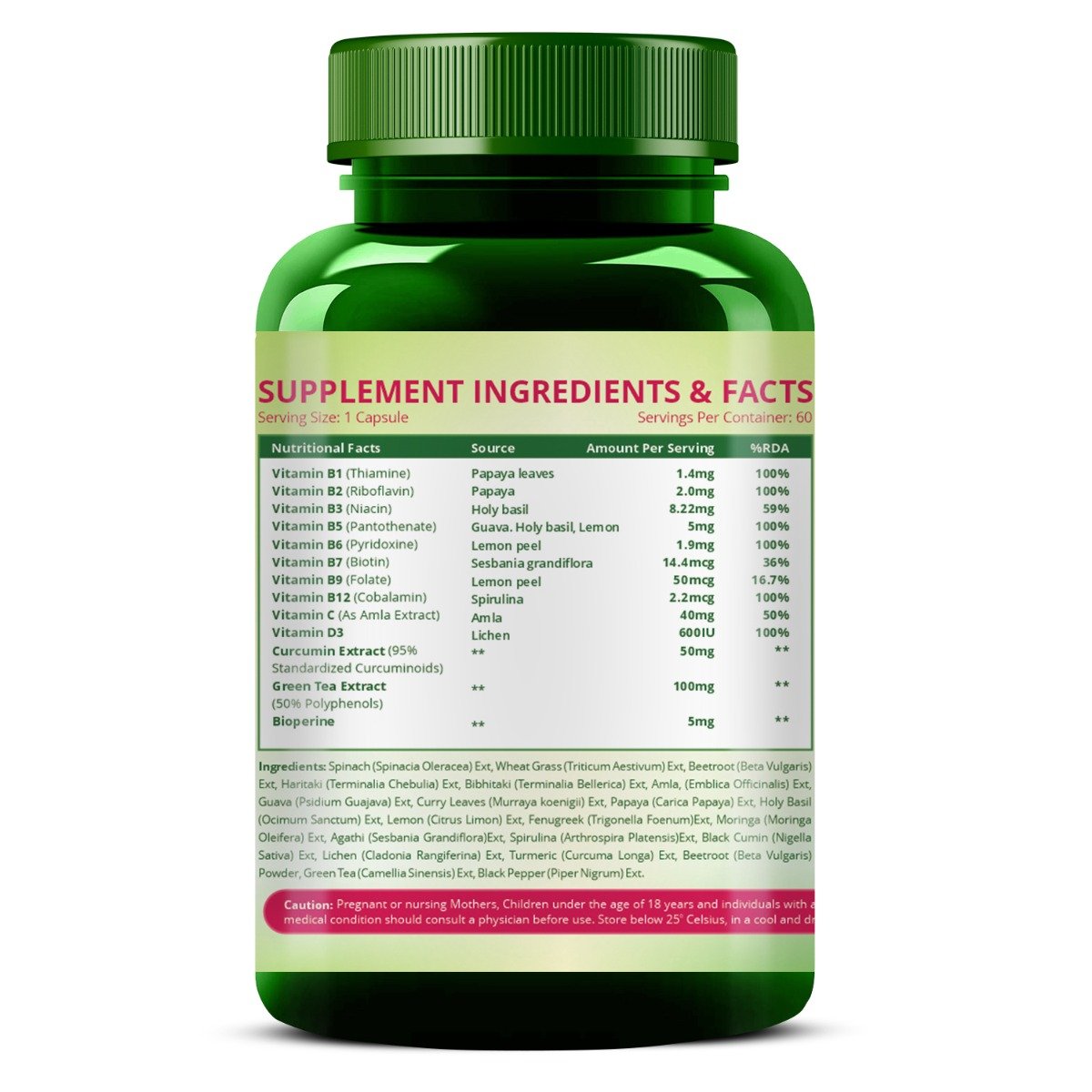 Vlado's Himalayan Organics Plant Based Collagen Builder, 60 Capsules, Pack of 1 Vlado's Himalayan Organics Plant Based Collagen Builder, 60 Capsules, Pack of 1