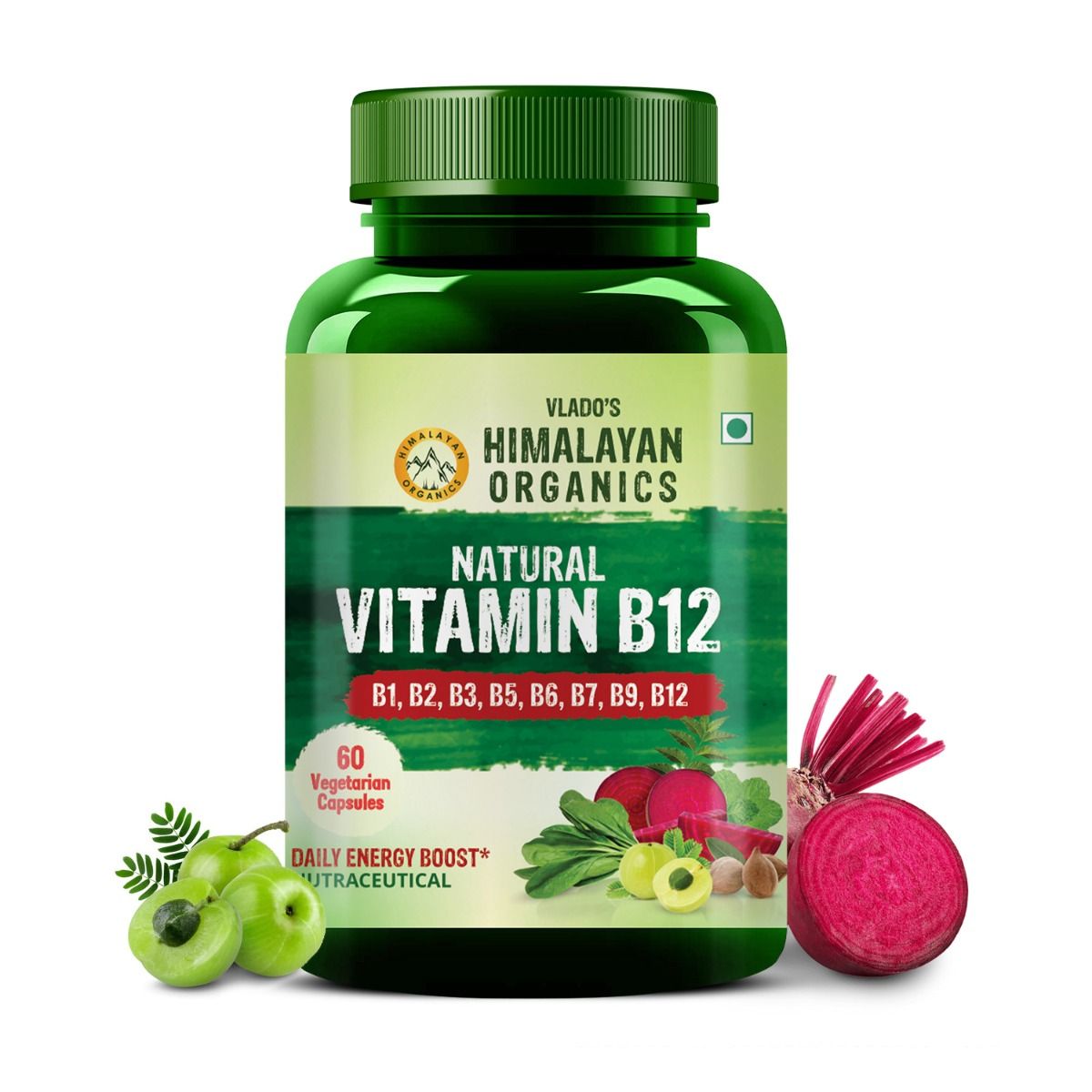 Vlado's Himalayan Organics Natural Vitamin B12, 60 Capsules, Pack of 1 Vlado's Himalayan Organics Natural Vitamin B12, 60 Capsules, Pack of 1