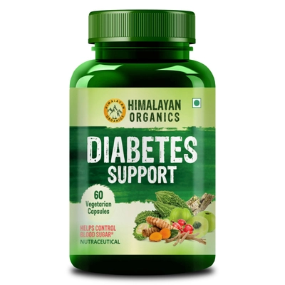 Himalayan Organics Diabetes Support, 60 Capsules, Pack of 1