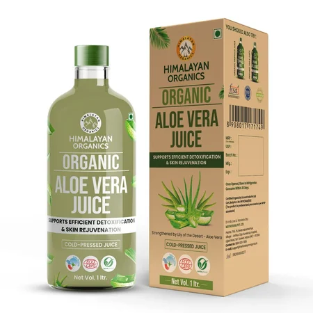 Vlado's Himalayan Organics Organic Aloe Vera Juice, 1 Litre