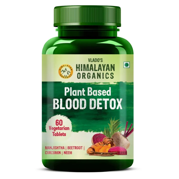 Vlado's Himalayan Organics Plant Based Blood Detox, 60 Tablets, Pack of 1