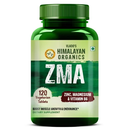 Vlado's Himalayan Organics ZMA (Zinc, Magnesium Aspartate), 120 Tablets