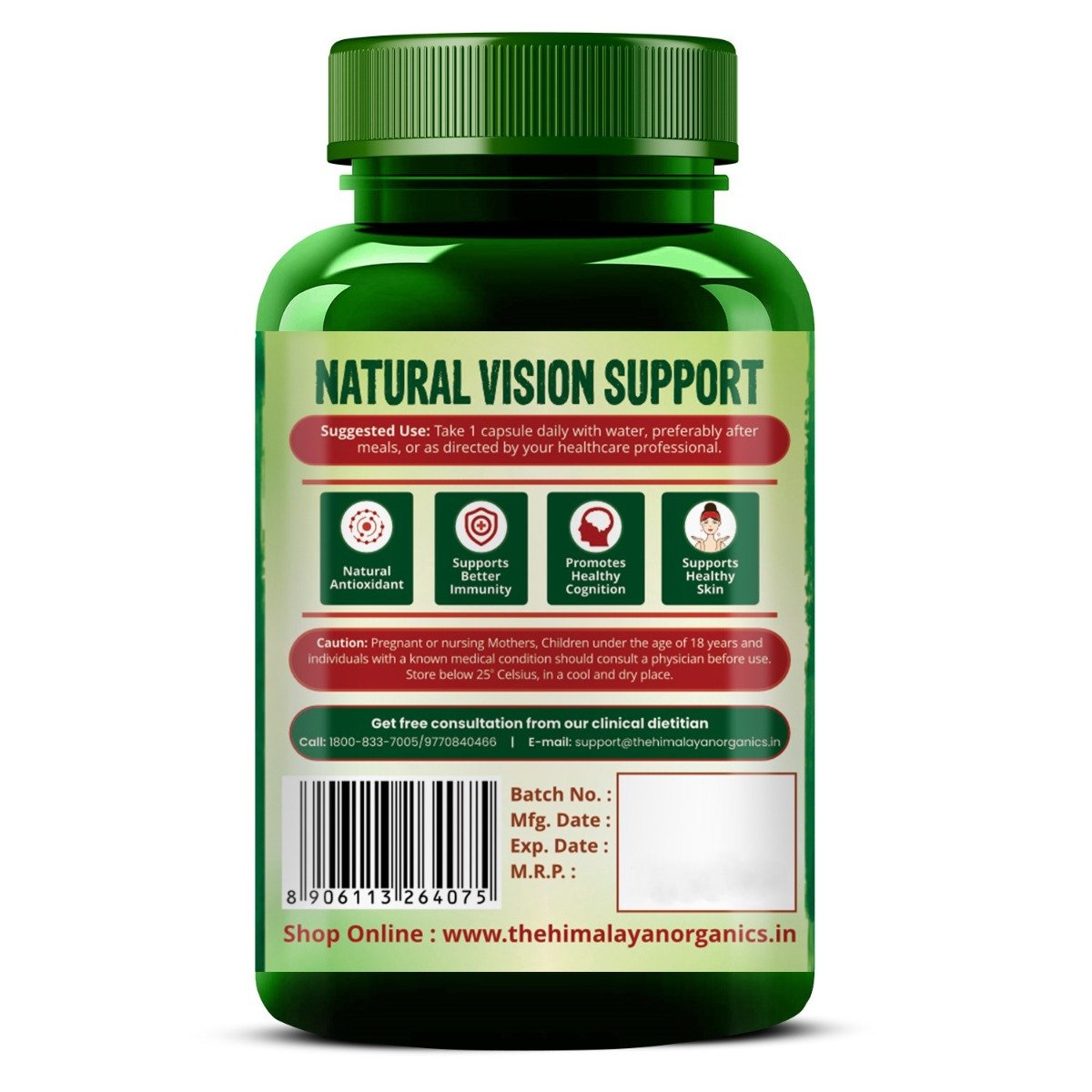 Vlado's Himalayan Organics Plant Based Vitamin A 840mcg, 120 Capsules, Pack of 1 Vlado's Himalayan Organics Plant Based Vitamin A 840mcg, 120 Capsules, Pack of 1