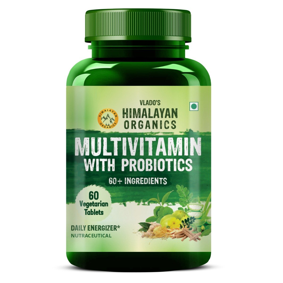 Vlado's Himalayan Organics Multivitamin with Probiotics, 60 Tablets, Pack of 1 Vlado's Himalayan Organics Multivitamin with Probiotics, 60 Tablets, Pack of 1