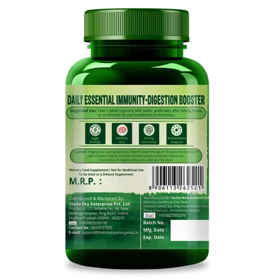 Himalayan Organics Immunity Multivitamin with Probiotics, 180 Tablets, Pack of 1