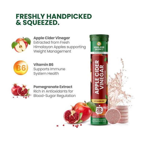 Vlado's Himalayan Organics Apple Cider Vinegar, 20 Effervescent Tablet, Pack of 1 Vlado's Himalayan Organics Apple Cider Vinegar, 20 Effervescent Tablet, Pack of 1