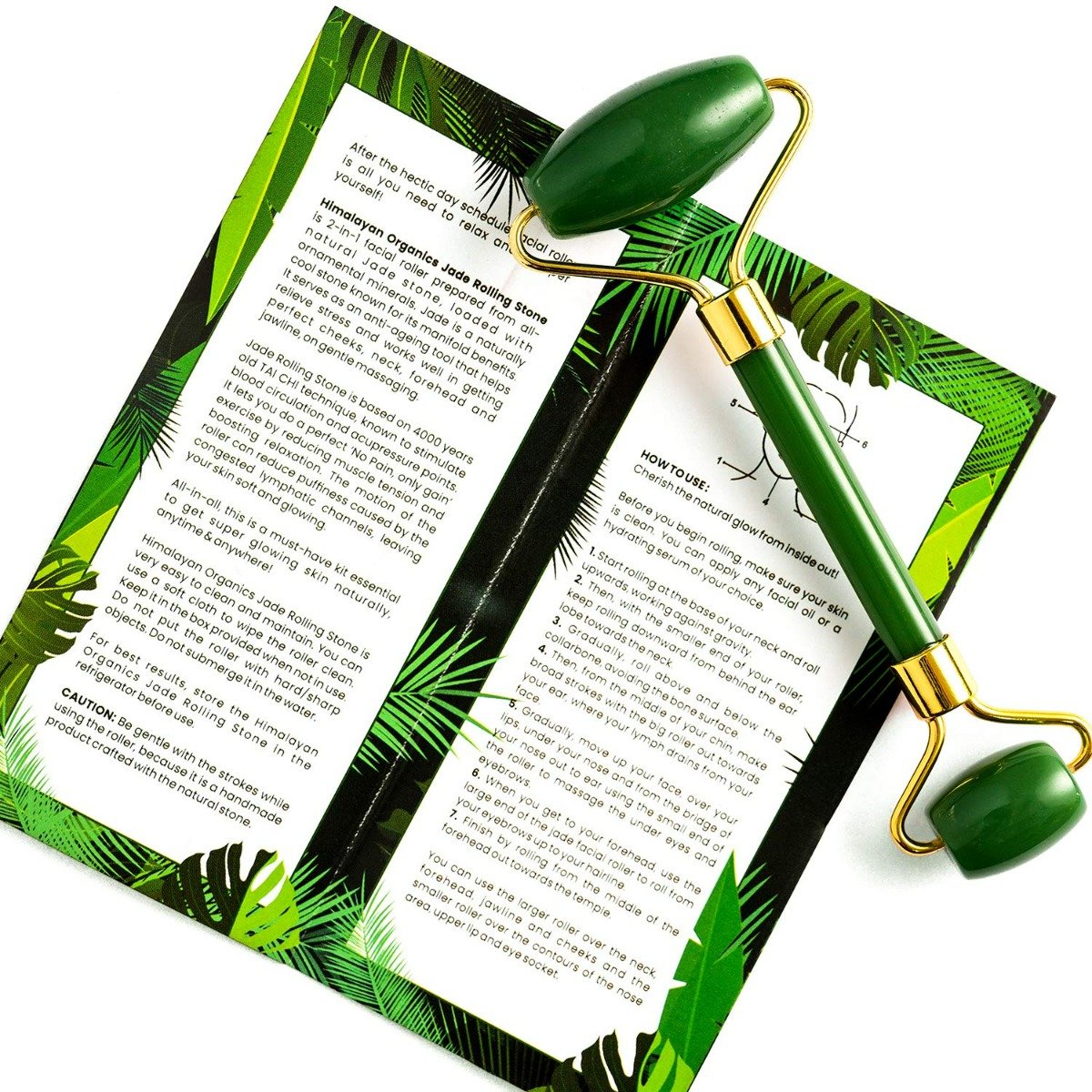 Himalayan Organics Jade Roller, 1 Count, Pack of 1 Himalayan Organics Jade Roller, 1 Count, Pack of 1